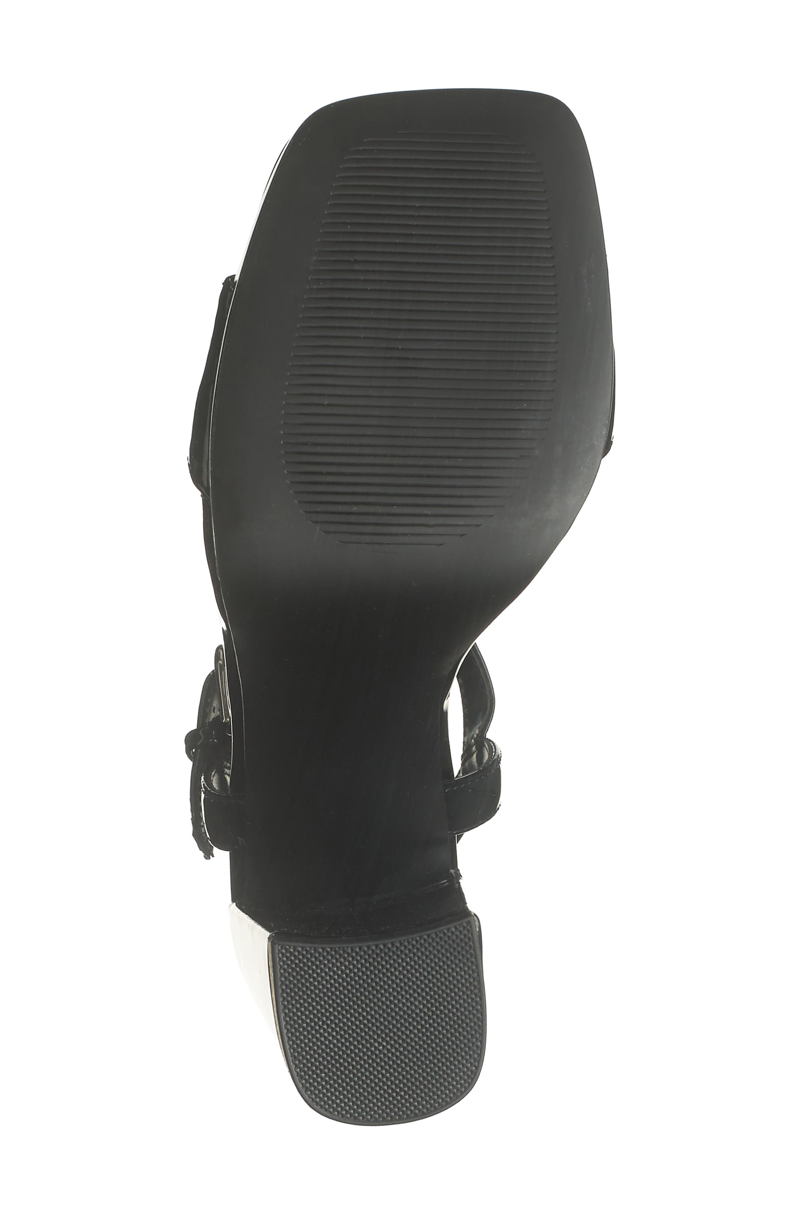 Steve Madden Persepoliss Patent Block Heel Sandal, Alternate, color, 