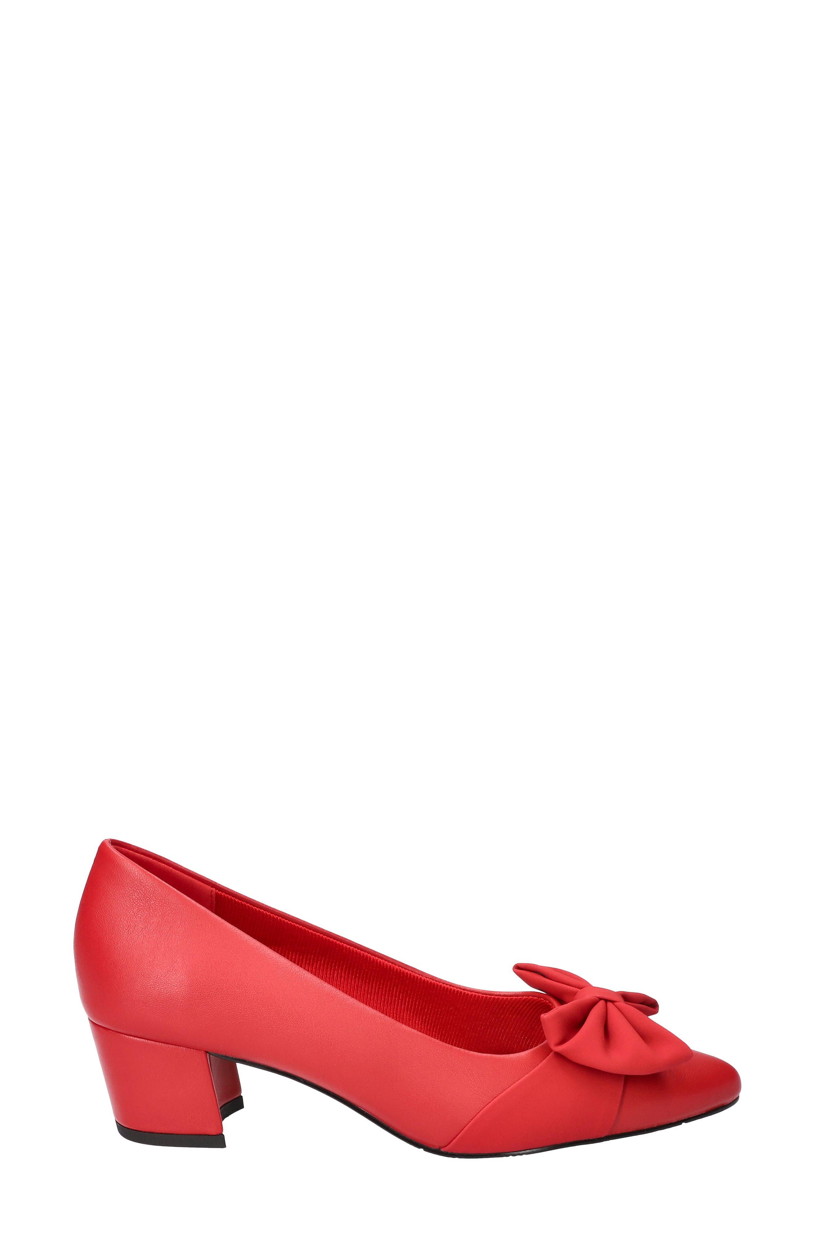 EASY STREET Alva Pointed Toe Pump - Wide Width Available, Alternate, color, Red