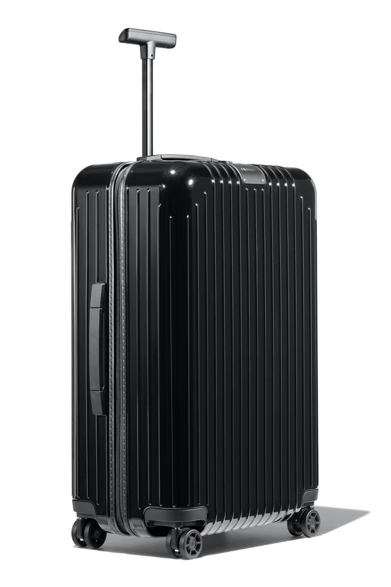 Essential Lite Check-In Medium 26-Inch Wheeled Suitcase, Alternate, color, BLACK