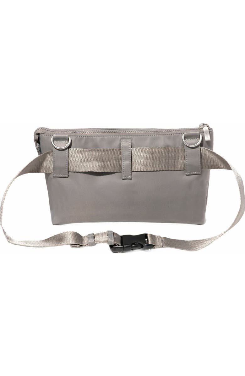 BAGGALLINI Pocket Belt Bag Convertible Crossbody Waist Pack, Alternate, color, Steel Grey Twill