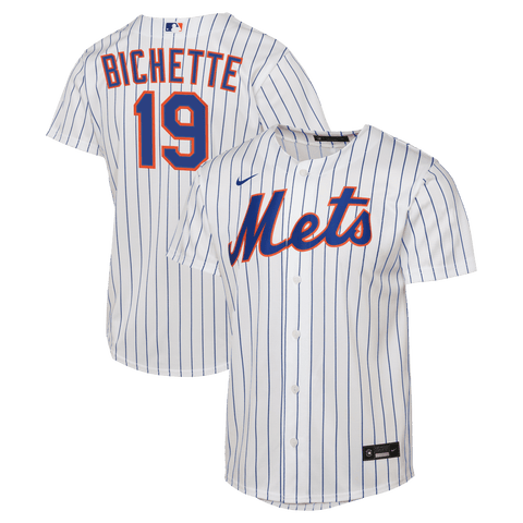 Youth Nike Bo Bichette White New York Mets Home Replica Jersey