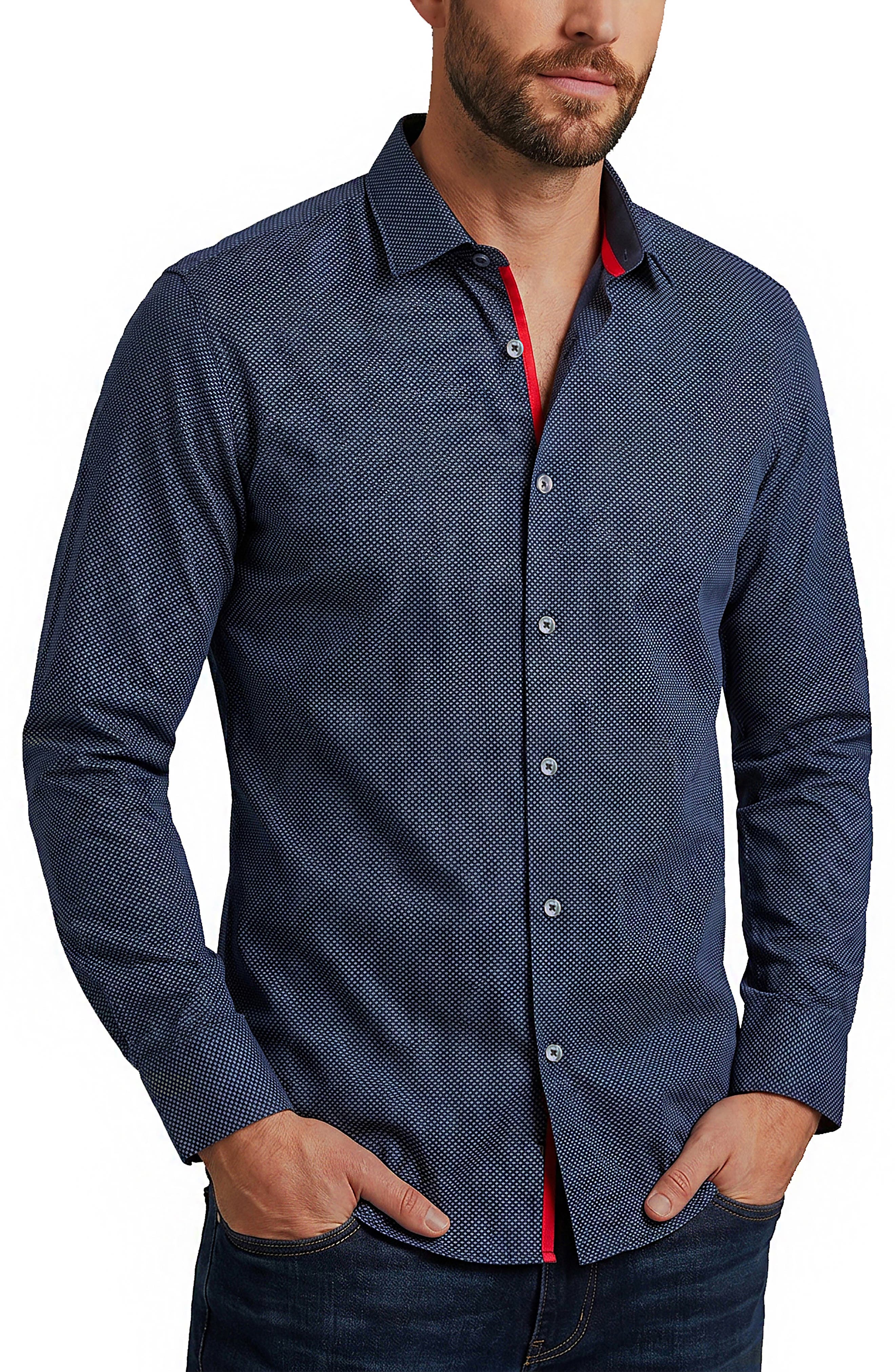 Long Sleeve Cotton Button Up Shirt