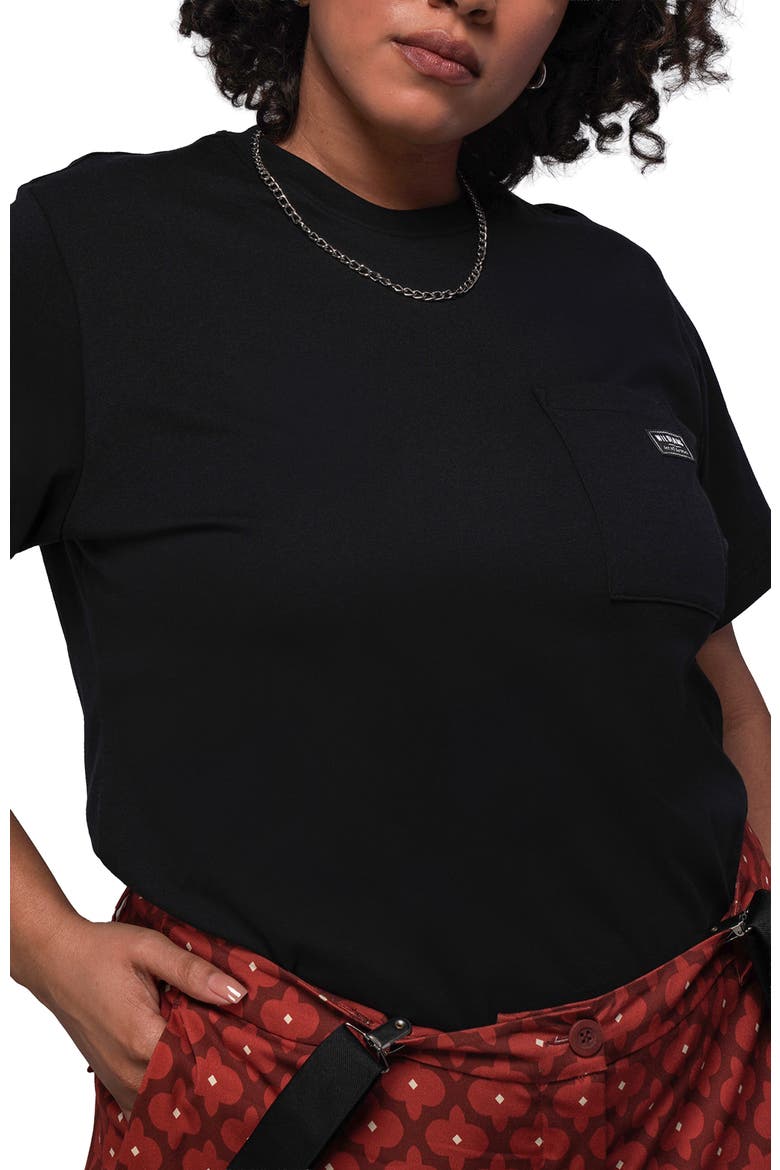 The Everyday Pocket Tee, Alternate, color, BLACK