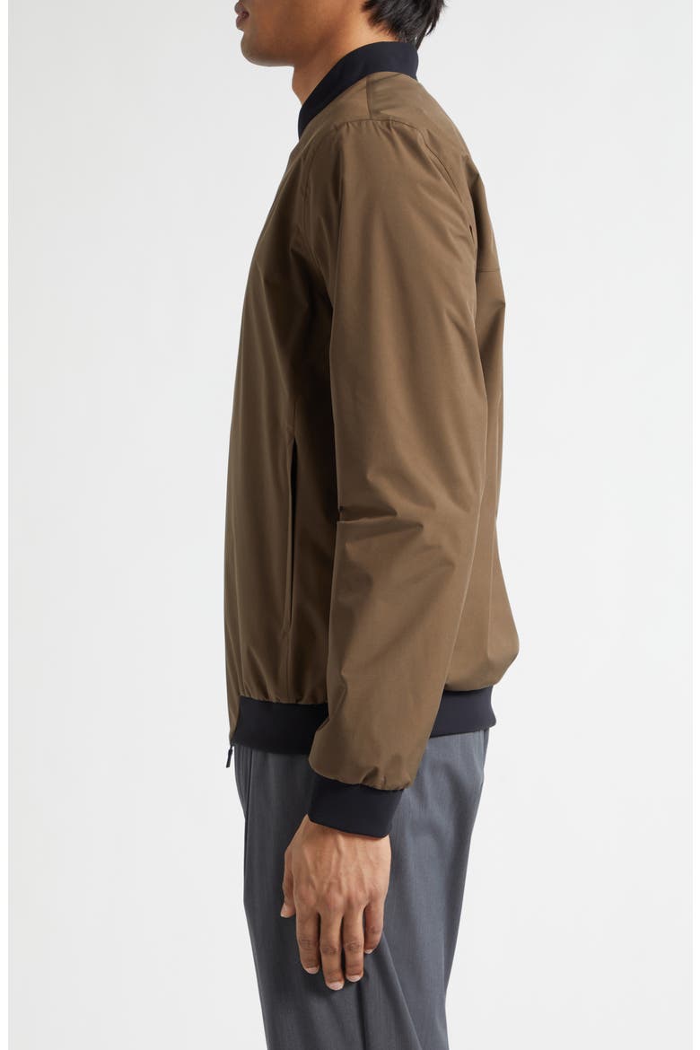 Waterproof Bomber Jacket, Alternate, color, ARMY GREEN