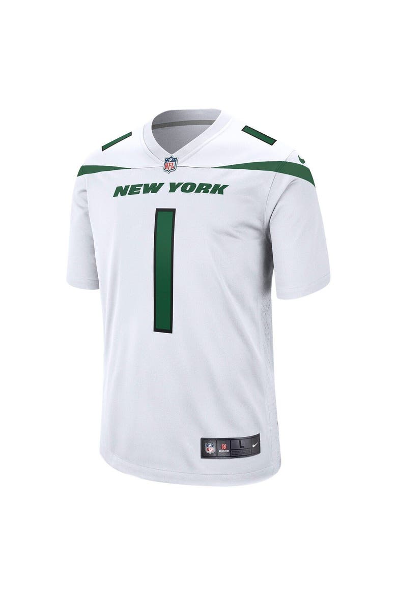 Men's Nike Ahmad Sauce Gardner White New York Jets Player Game Jersey, Alternate, color, White