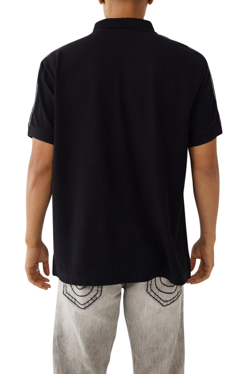 True Religion Brand Jeans Logo Polo, Alternate, color, 