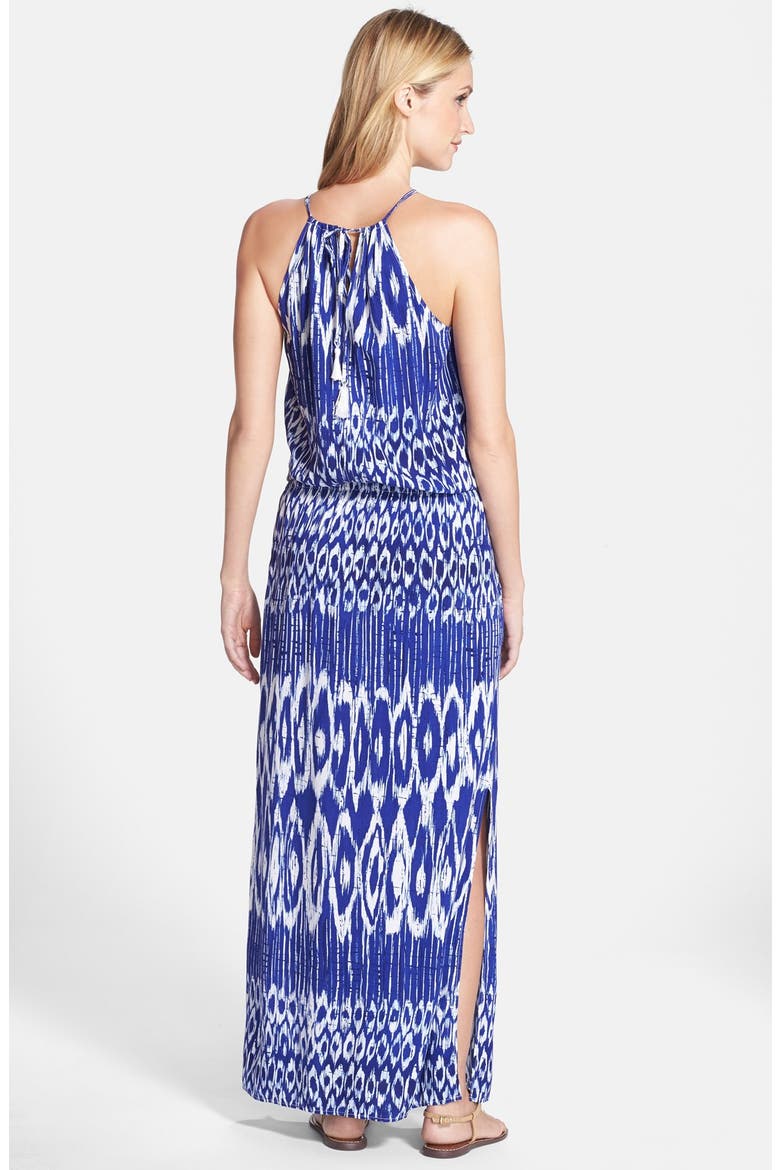 Tie Dye Maxi Dress, Alternate, color, DANUBIO/WHITE