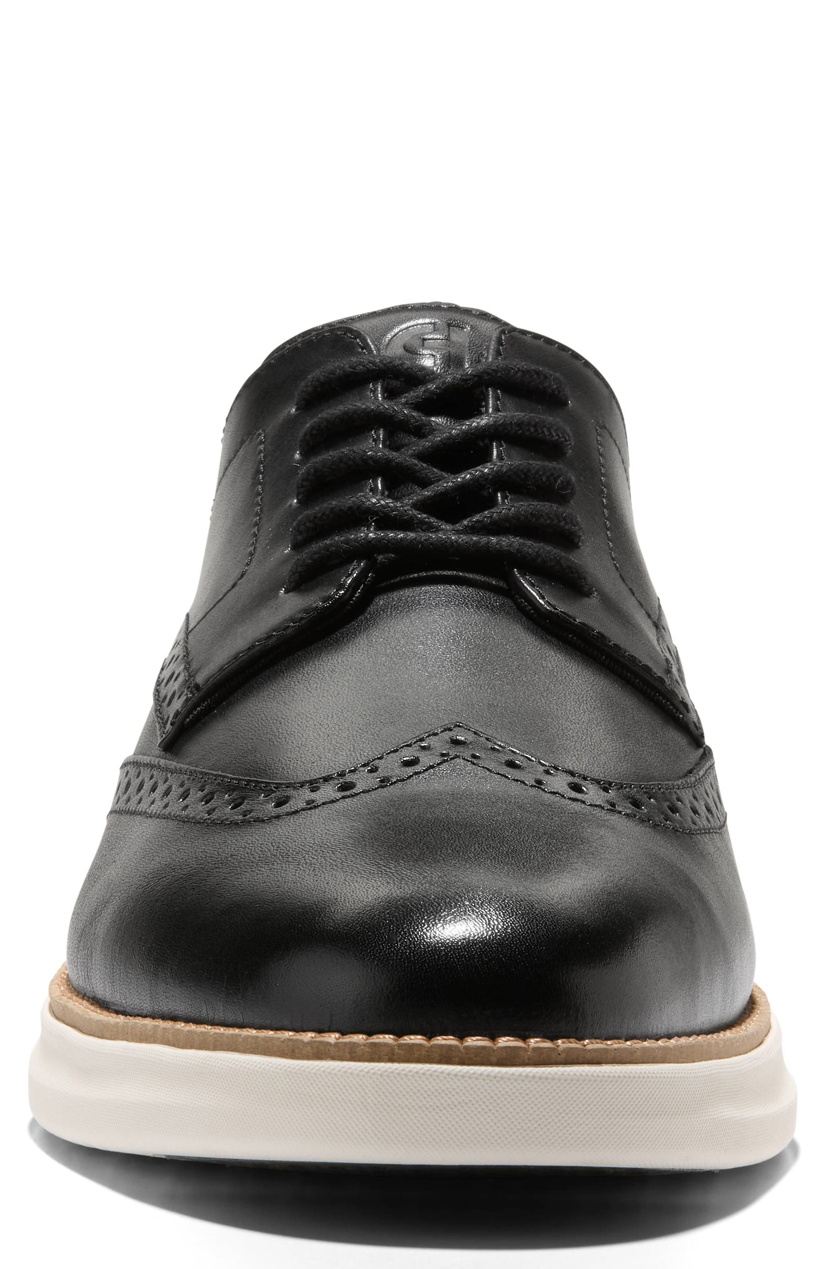 Cole Haan Grand Shadowlite Wingtip Derby, Alternate, color, Black / Ch Natural / Ivory