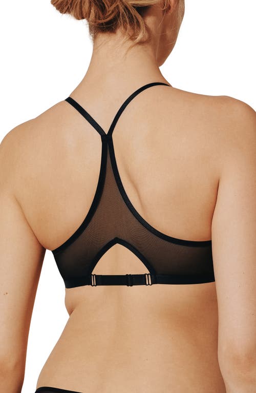 Thirdlove Bare Underwire Front Clasp Mesh Spacer Bra In Black