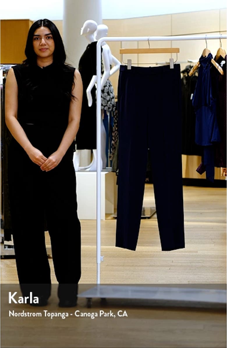 Techno Gabardine Straight Leg Pants, sales video thumbnail