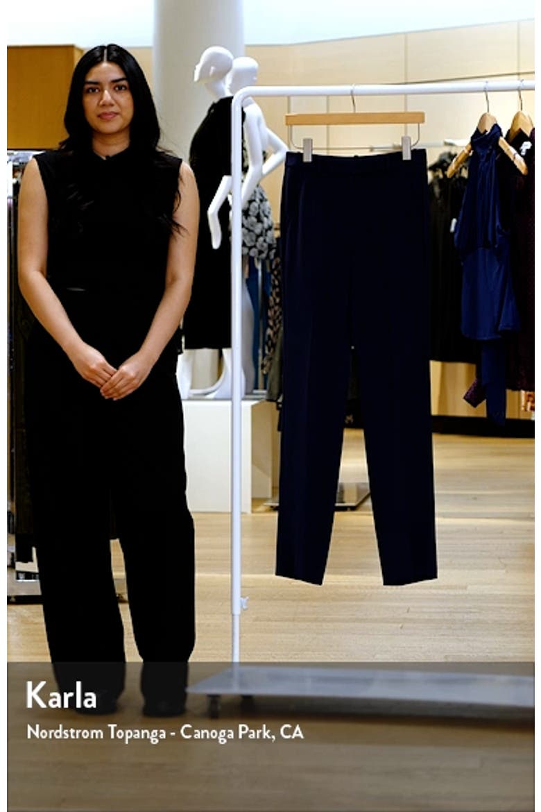 Techno Gabardine Straight Leg Pants video