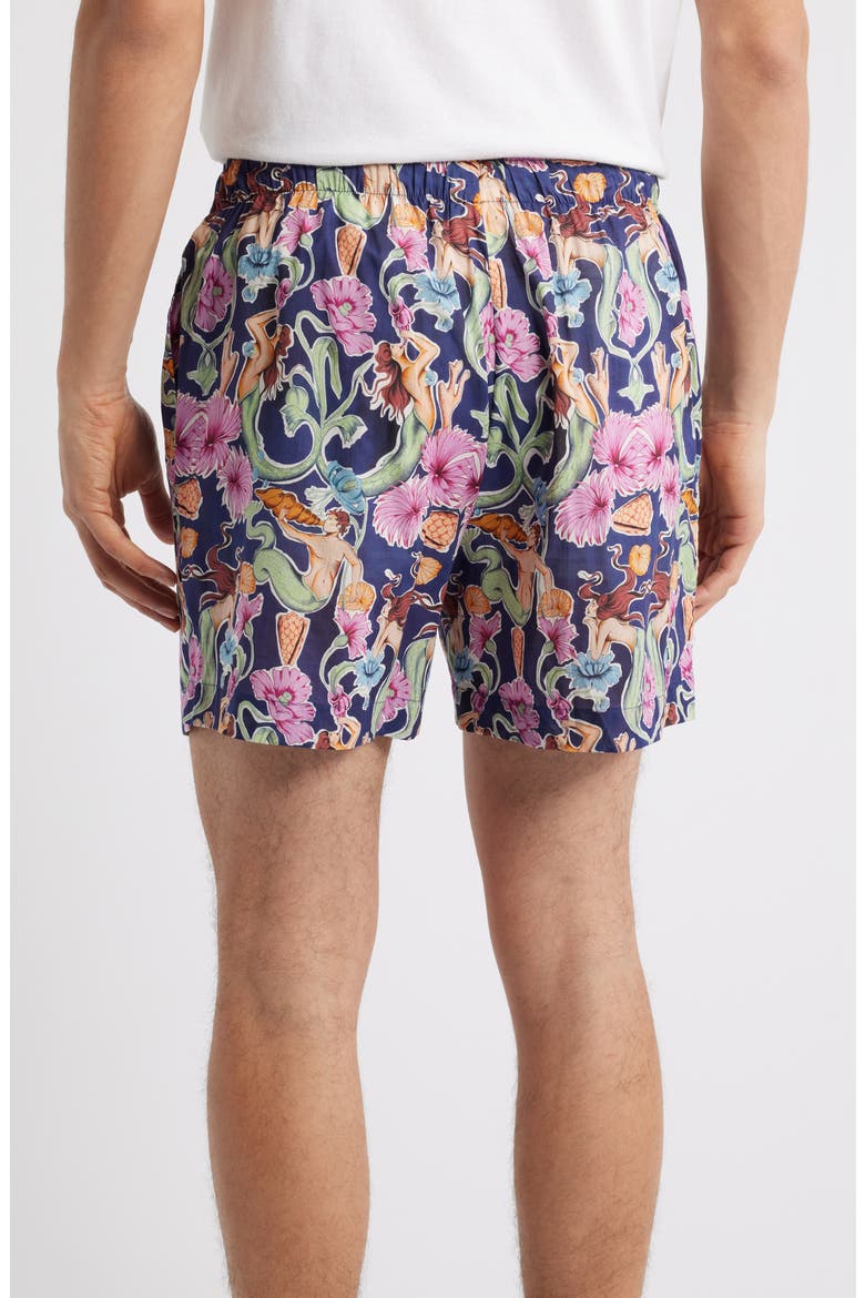 Ben Calypso Pajama Shorts, Alternate, color, BLUE