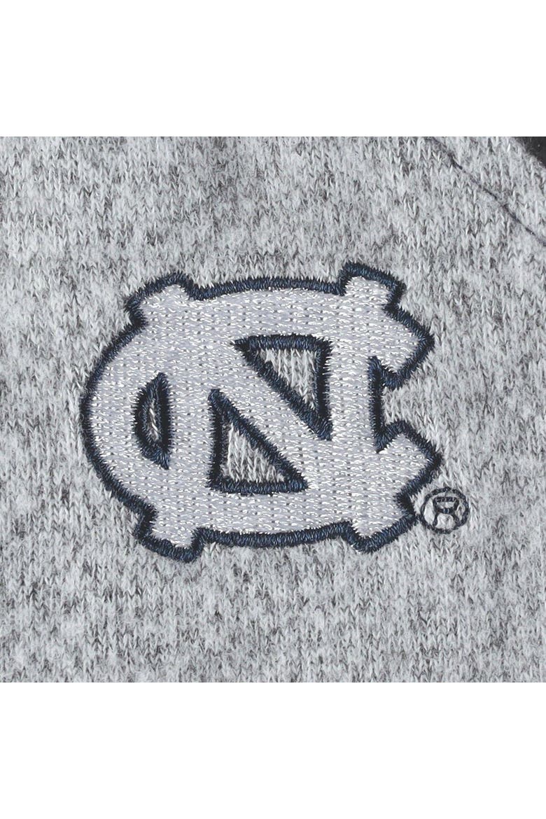 Women's ZooZatz Navy/Gray North Carolina Tar Heels Colorblock Cozy Tri-Blend Lounge Pants, Alternate, color, Navy