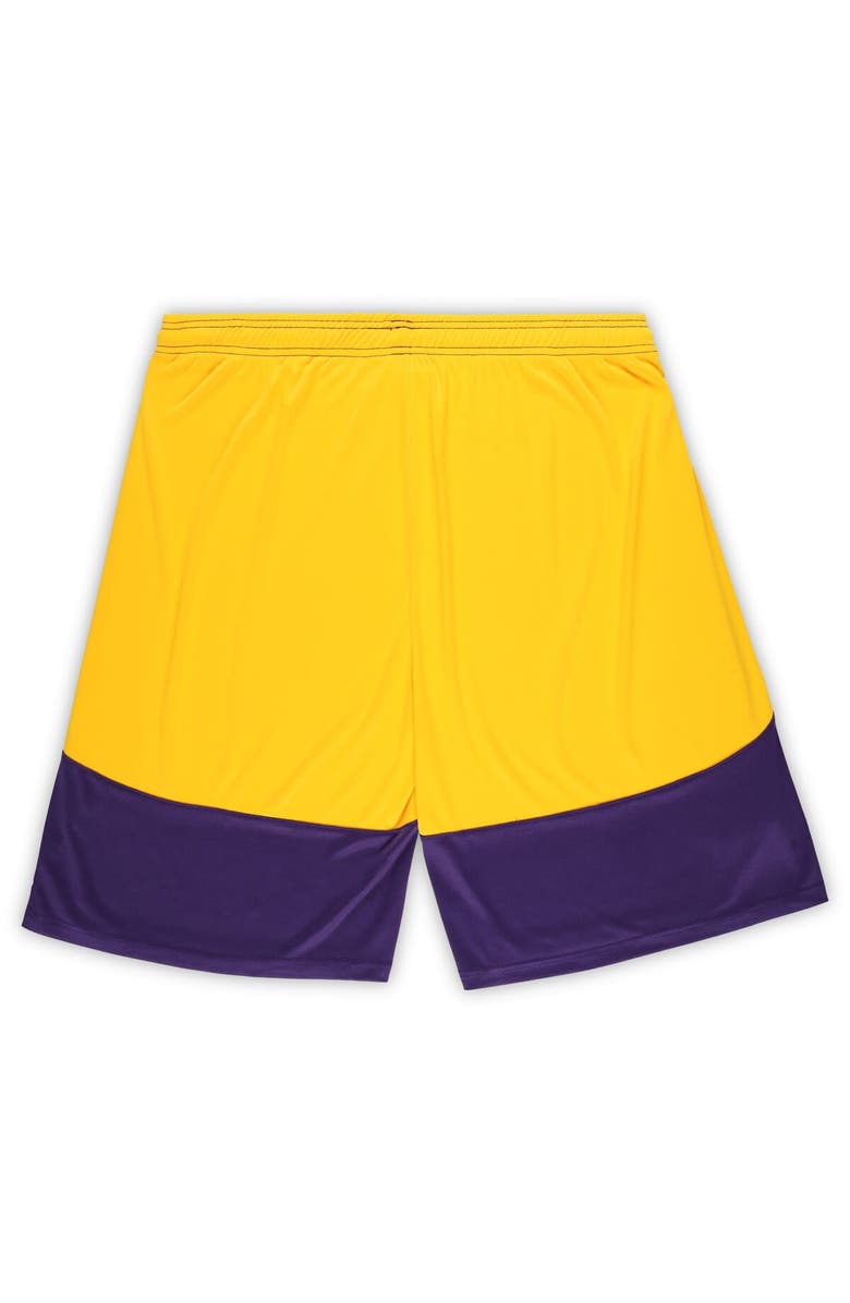 FANATICS Men's Fanatics Purple/Gold Minnesota Vikings Big & Tall Launch Shorts, Alternate, color, Purple