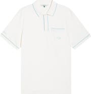 Malbon Golf Dove Piqué Performance Golf Polo