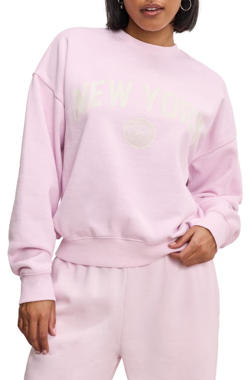 GOOD AMERICAN GOOD AMERICAN BRUSHED FLEECE GRAPHIC SWEATSHIRT 