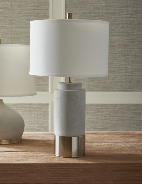 Napa Home & Garden Scully Cylinder Lamp In Gray