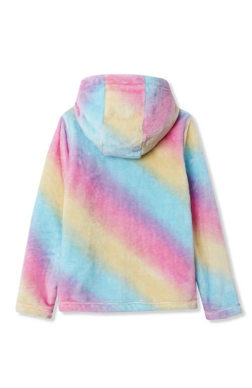 Lands' End Girls Plus Softest Fleece Hoodie In Multi