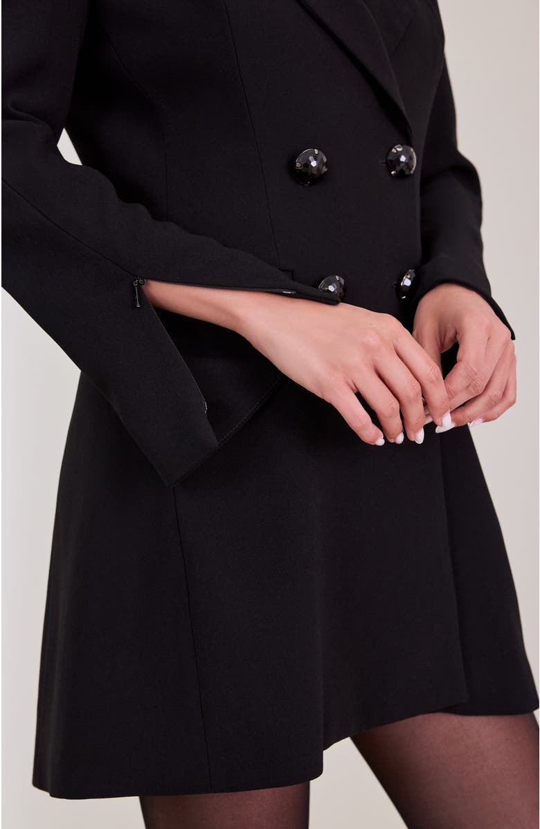 Anne Fontaine Champagne Jackets, Alternate, color, Black