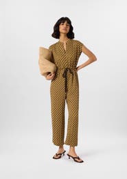 Whistles Ikat Spot Sleeveless Jumpsuit