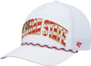 '47 Men's '47 White Michigan State Spartans Stars and Stripes Flag Flutter Hitch Snapback Hat