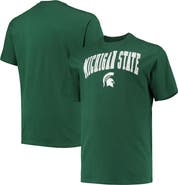 Champion Men's Champion Green Michigan State Spartans Big & Tall Arch Over Wordmark T-Shirt