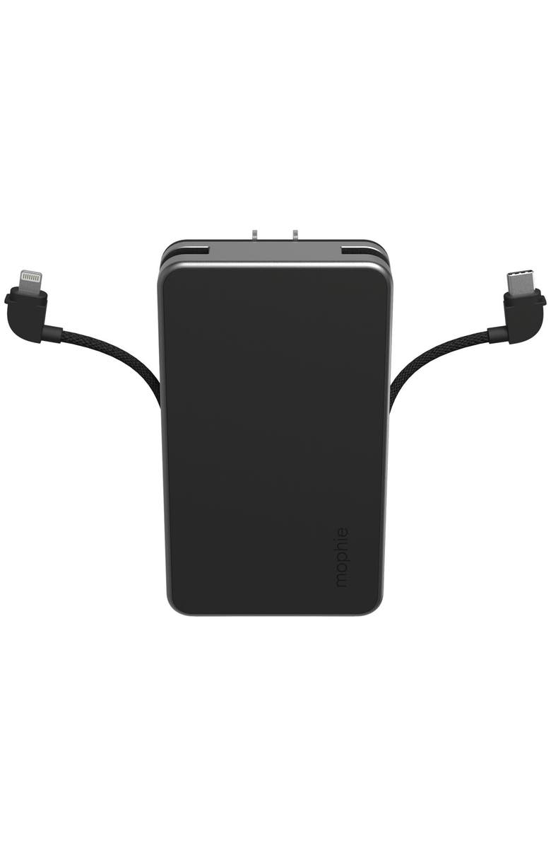 mophie PowerStation Plus 2024 AC Power Bank 10,000 mAh, Main, color, Black