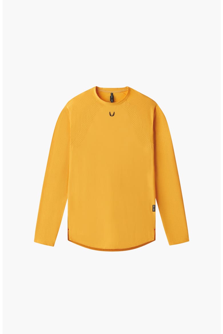 Laser Vent Established Long Sleeve Shirt, Alternate, color, Amber