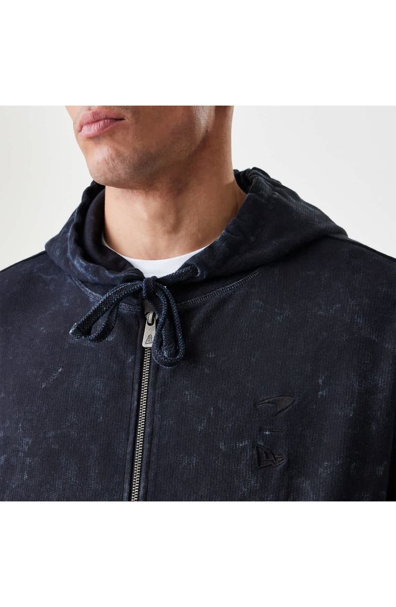 New Era Men's New Era  Black McLaren F1 Team Acid Washed Full-Zip Hoodie, Alternate, color, 
