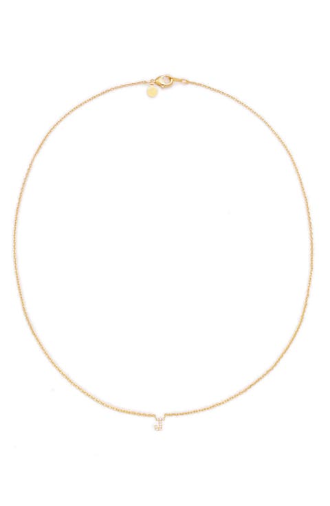 Call Me By Your Name Initial Pendant Necklace