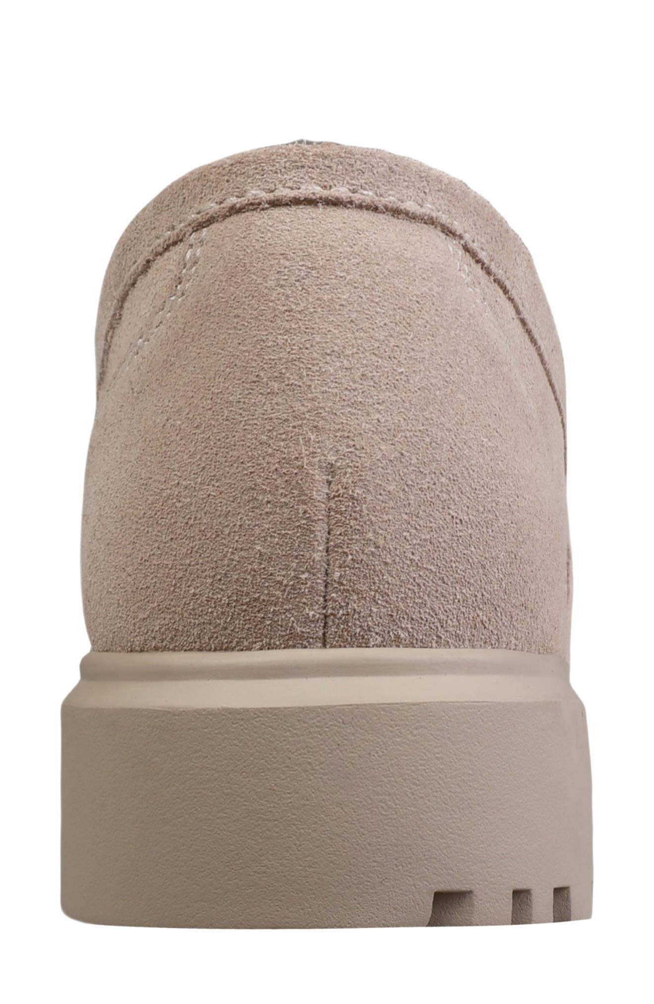 Mykos Suede Penny Loafer, Alternate, color, Winter White