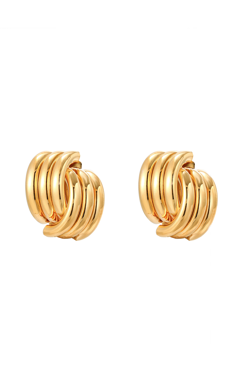 Kellery Love Knot Earrings, Main, color, Gold