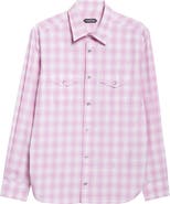 TOM FORD Slim Fit Check Western Shirt