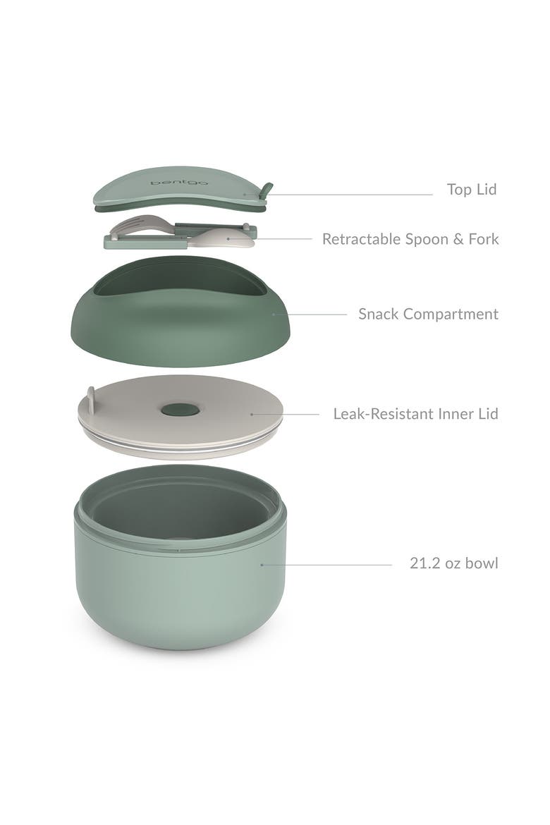Lunch To-Go Bowl, Alternate, color, KHAKI GREEN