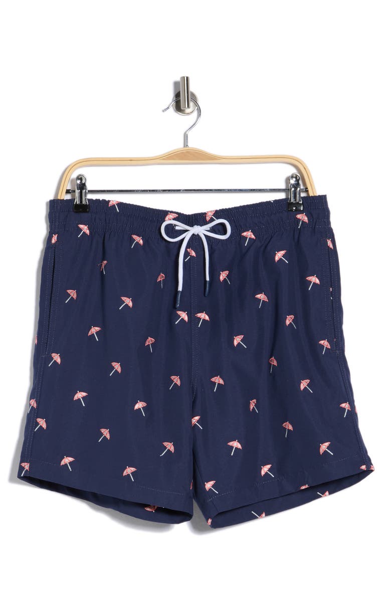 Trunks Surf & Swim Co. Sano 6.5-Inch Swim Shorts, Main, color, Marine