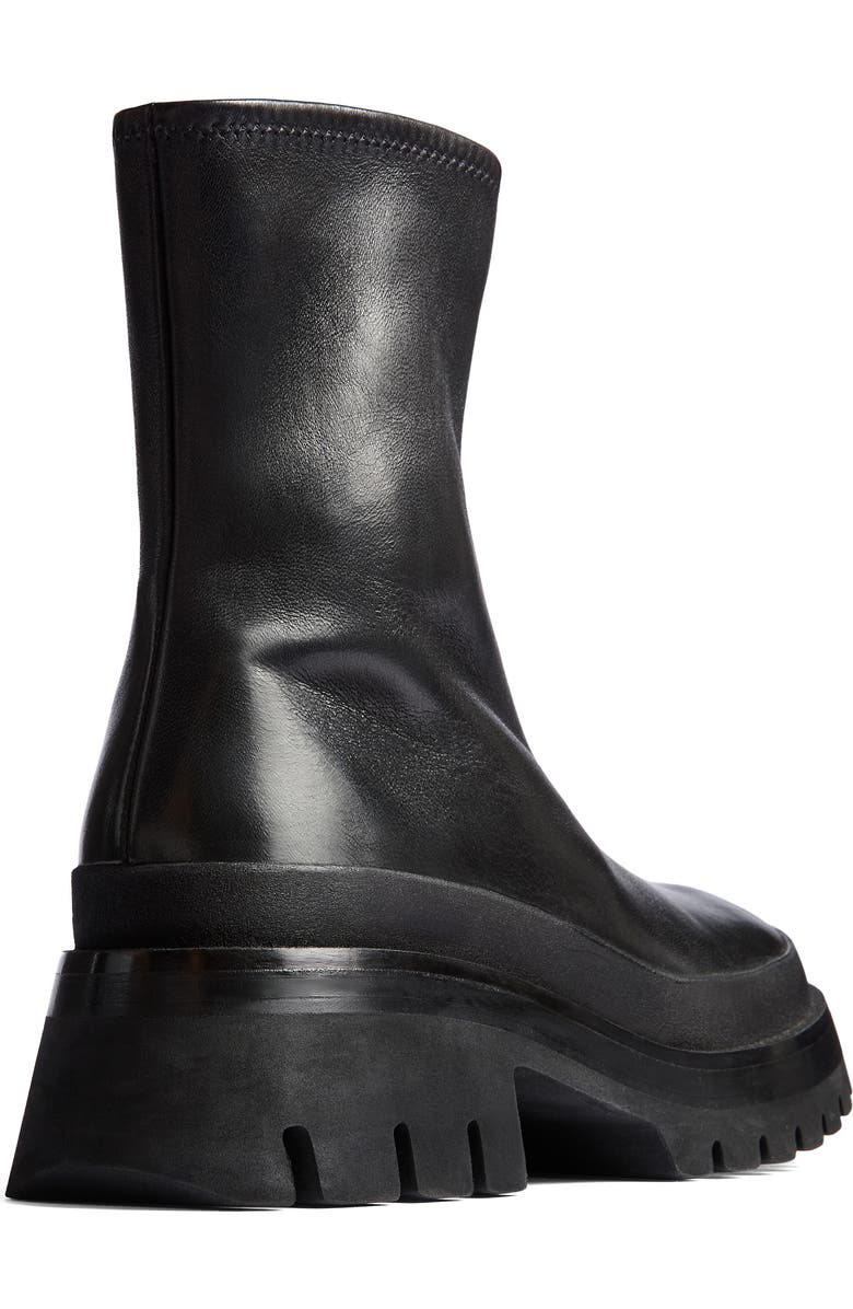 Khaite Fallon Lug Sole Bootie, Alternate, color, Black