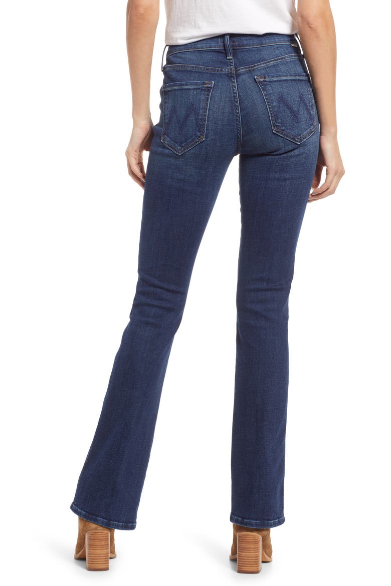 The Double Insider High Waist Bootcut Jeans, Alternate, color, LUST FOR LIFE