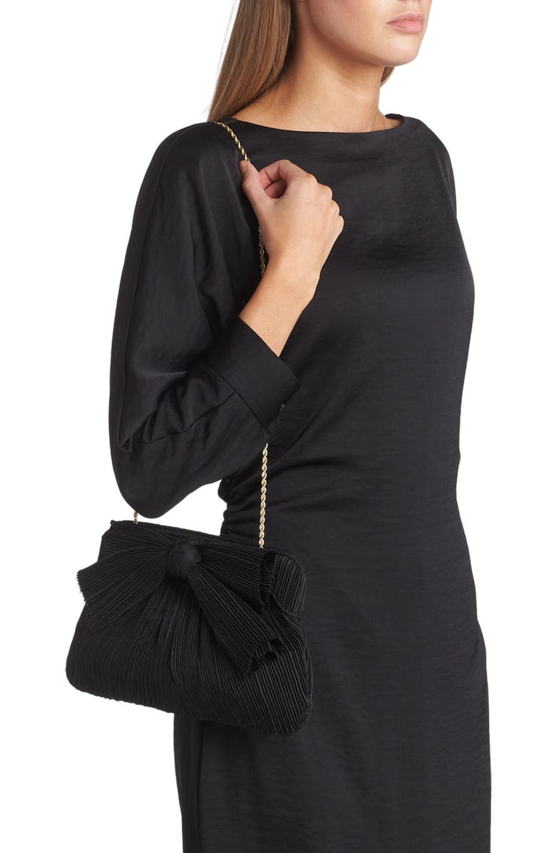 Loeffler Randall Rayne Plissé Clutch, Alternate, color,