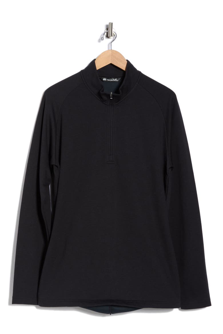 Upgraded Quarter Zip Pullover, Alternate, color, BLACK