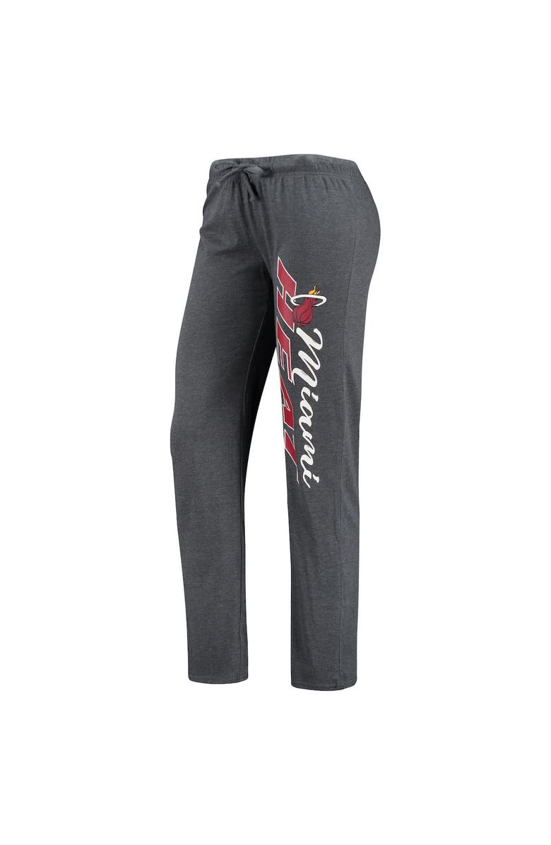 CONCEPTS SPORT Women's Concepts Sport Heathered Gray/Heathered Charcoal Miami Heat Anchor Tank Top & Pants Sleep Set, Alternate, color, 