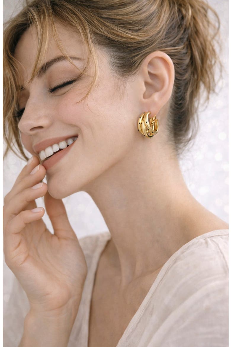 Katarina Hoop Earrings, Alternate, color, GOLD