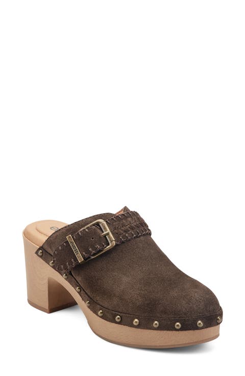 Gilly Leather Clog