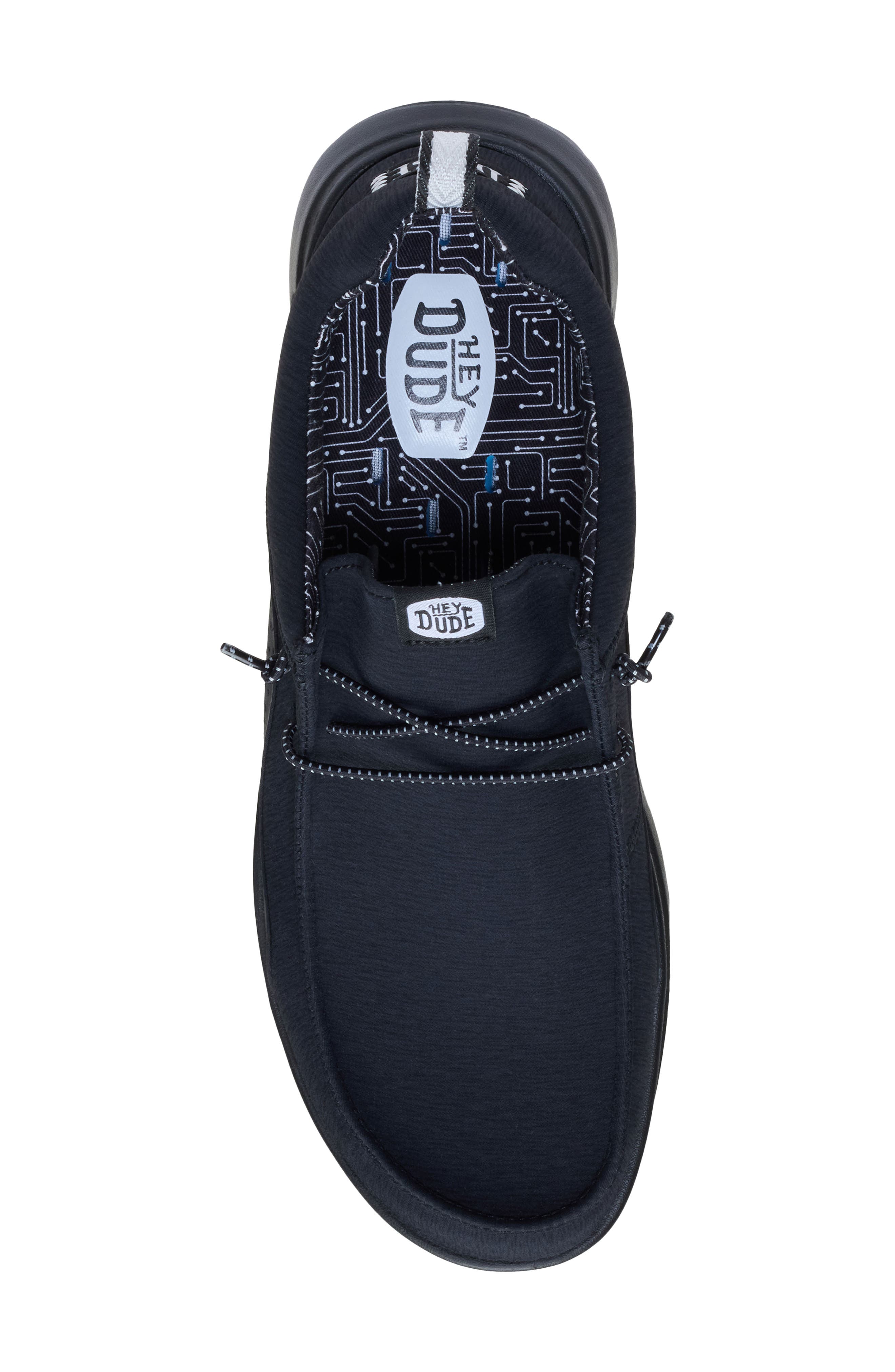 Hey Dude Wally HEY2O Onyx Slip-On, Alternate, color, Black