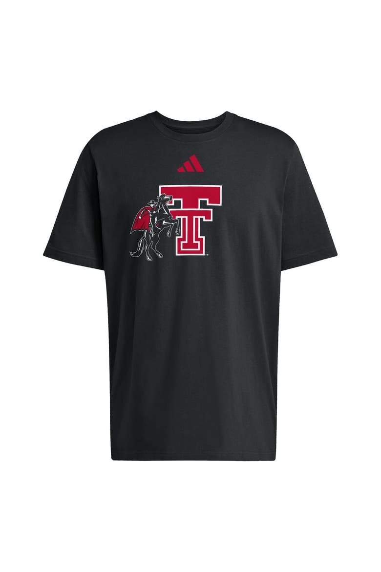 Men's adidas  Black Texas Tech Red Raiders Graphic T-Shirt, Alternate, color, Black
