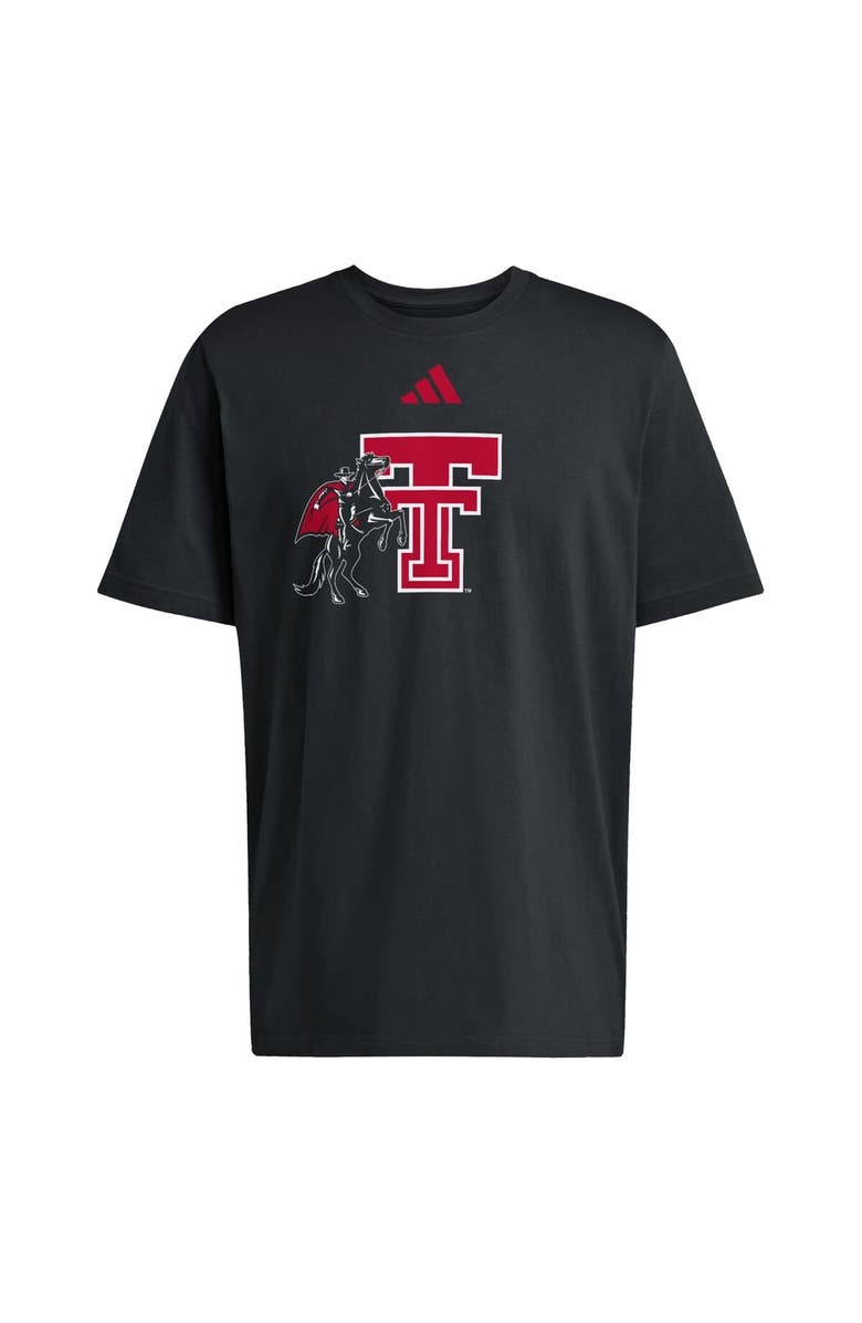 adidas Men's adidas Black Texas Tech Red Raiders Graphic T-Shirt, Alternate, color, Black