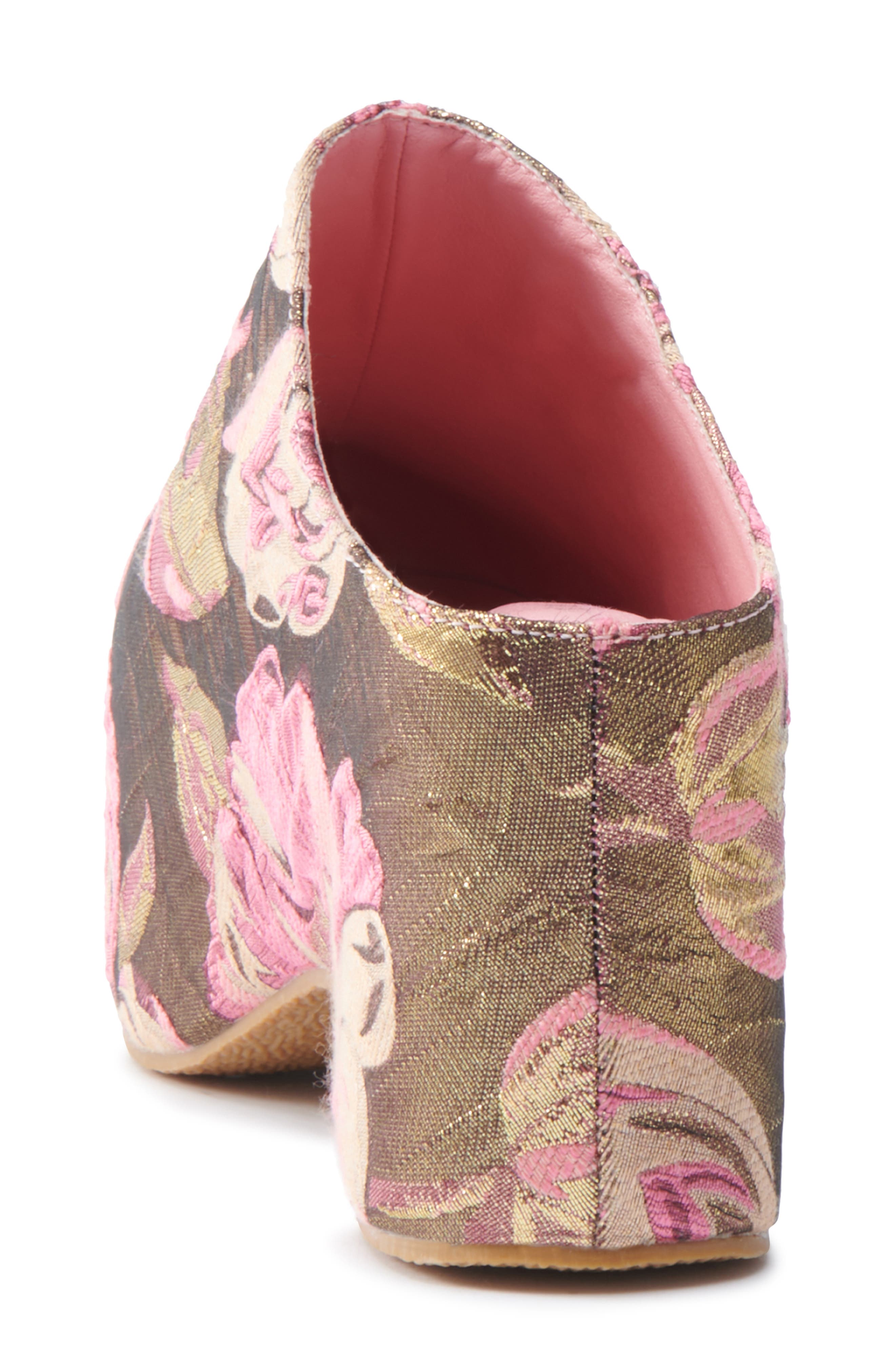 AZALEA WANG Naava Floral Jacquard Clog, Alternate, color, 