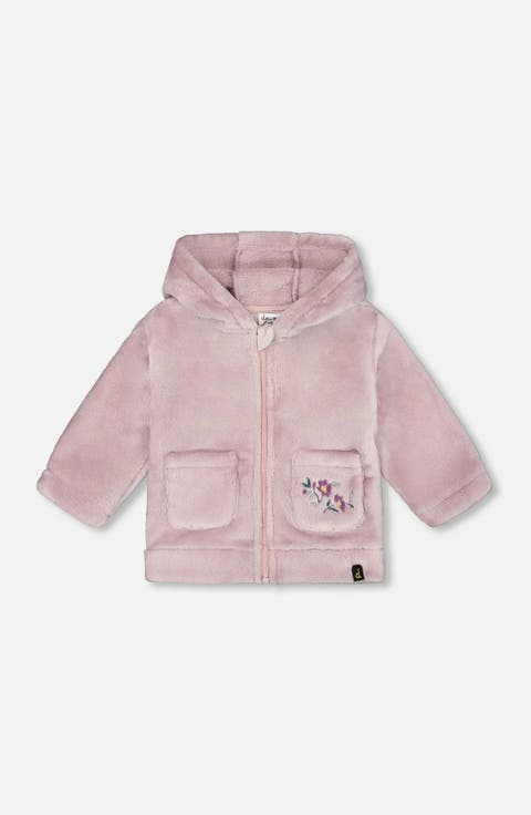 Hooded Zip Plush Jacket (Baby)