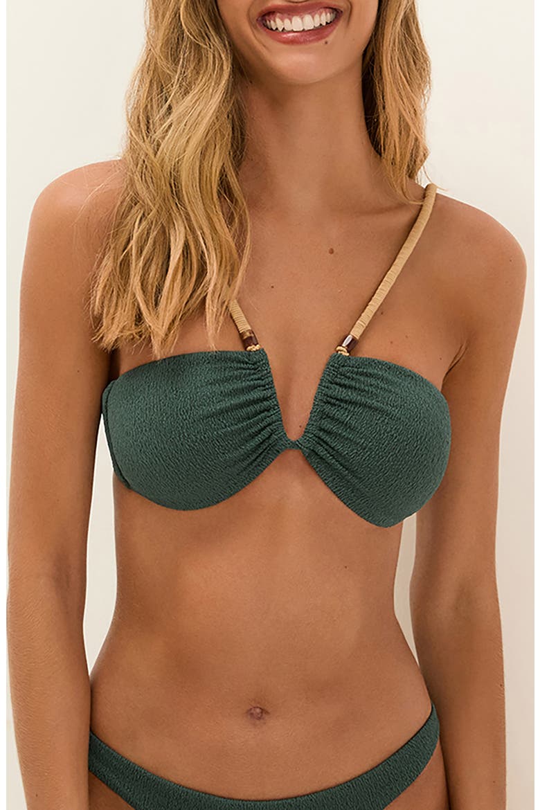 Firenze April Carol Bikini Top, Main, color, GREEN