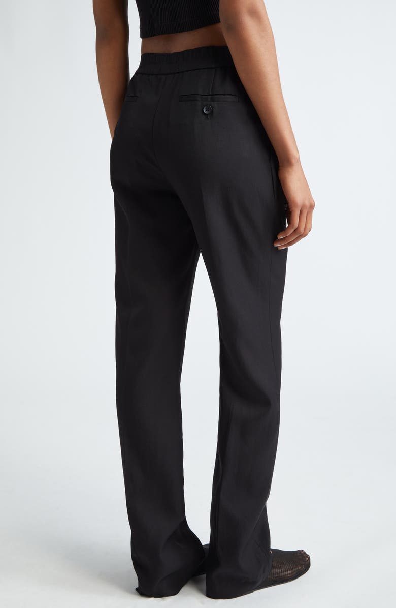 LOULOU DE SAISON Takaroa Elastic Waist Pleated Pants, Alternate, color,