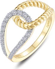 Lafonn Lover's Knot Pavé Simulated Diamond Ring